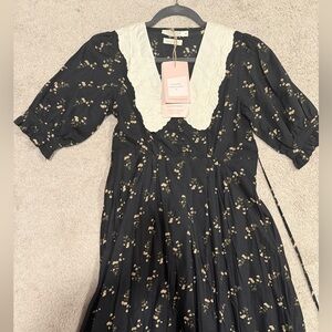 Christy Dawn Mischa Dress in Black and Cream